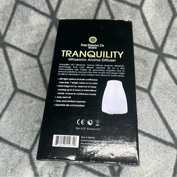LED Essential Oils Ultrasonic Aromatherapy Diffuser NWT B1 - Picture 3 of 5